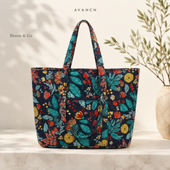 AVANCN Bloomscape Quilted Tote