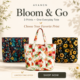AVANCN Bloom & Go Floral Tote Collection