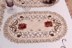 Luxury Embroidered Table Runner Embroidered Fashion cotton