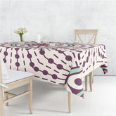 Mandala Floral Patterns Flax Linen Tablecloth Table Dustproof Cover Heat Resistant Kitchen Dining Room Decoration Multiple Sizes