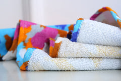 100% Cotton printed towel bath towel feel comfortable printed cotton towel