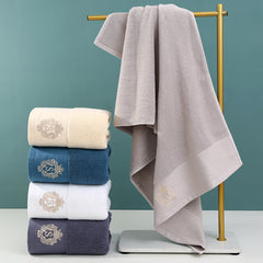 100% Cotton Printed Embroidered Cotton Bath Towel