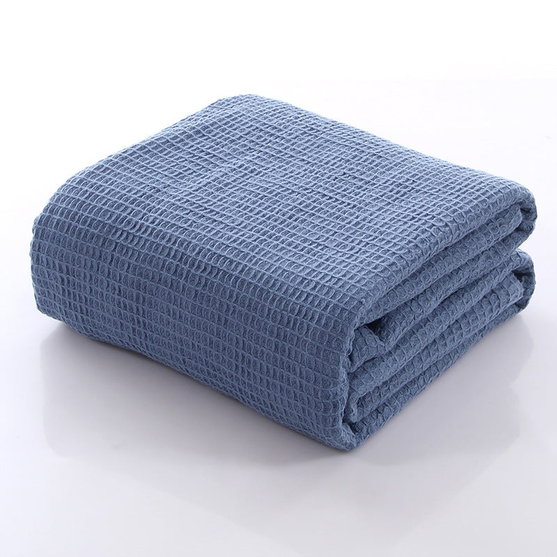 100% Cotton Waffle Covered Towel Towel Bath Towel Cozy Breathable Cotton Blanket