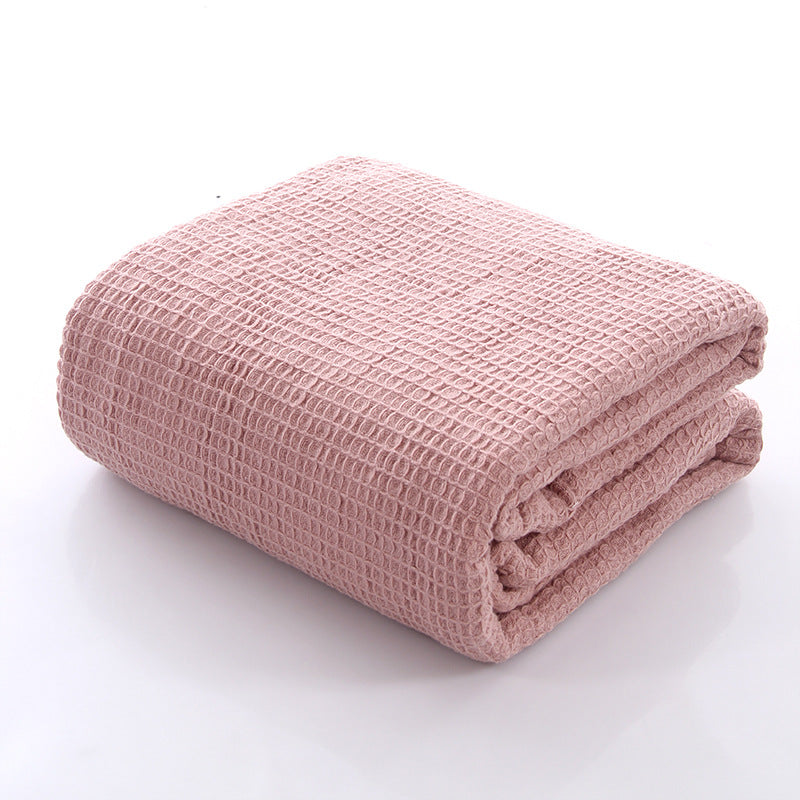 100% Cotton Waffle Covered Towel Towel Bath Towel Cozy Breathable Cotton Blanket