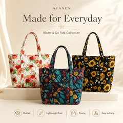 AVANCN Bloom & Go Floral Tote Collection